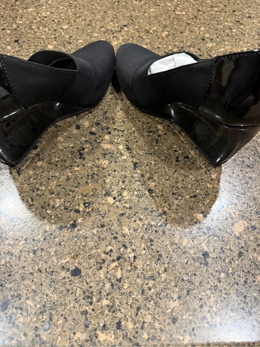 Anne Klein NWT Classic Black Women's Wedge Pumps (sz 8)